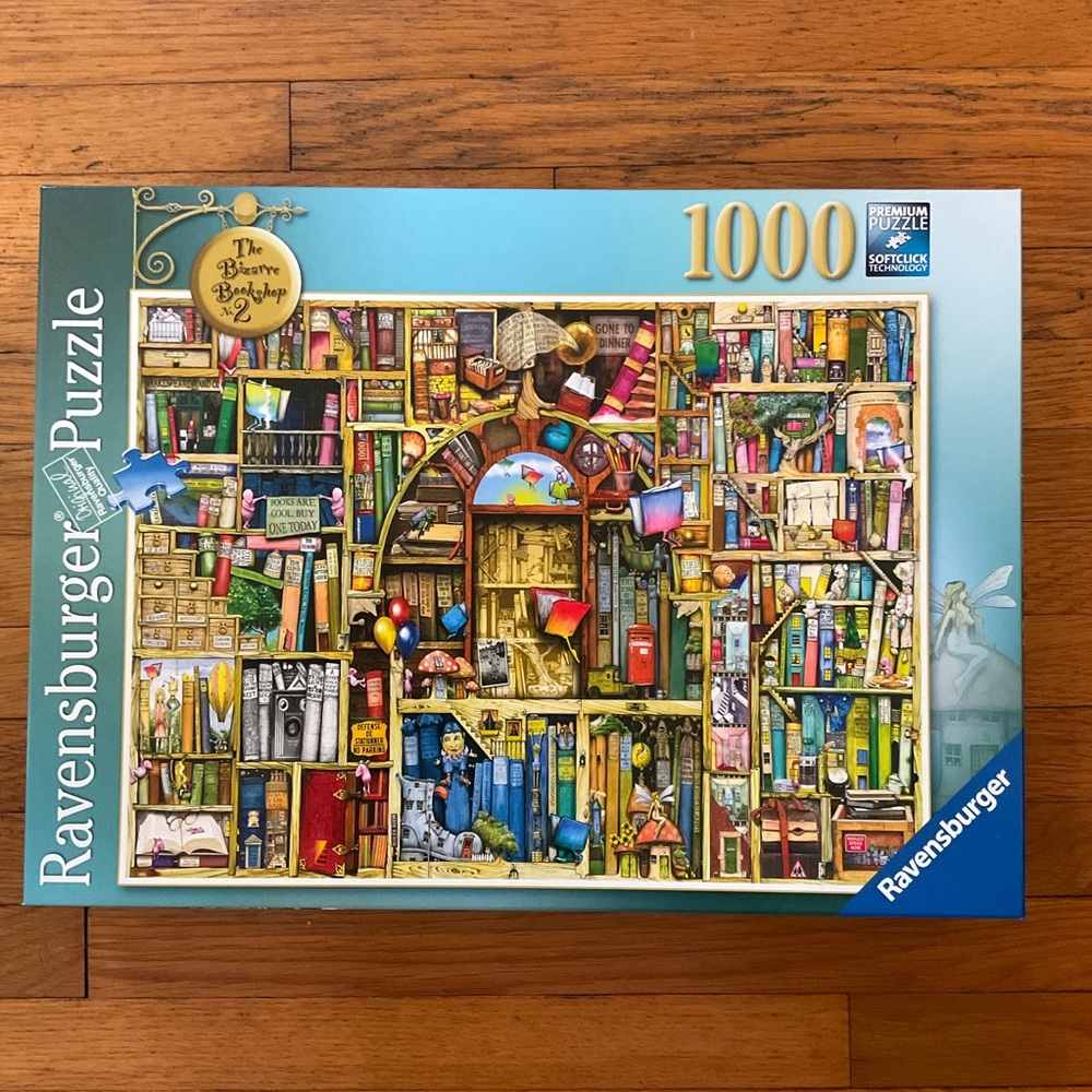 Ravensburger The Bizarre Bookshop 2 1000 Piece Jigsaw Puzzle